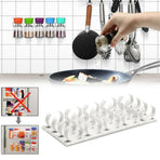 4-pack spice rack for 20 spices White white