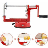 Spiral Cutter Potato Chips Cutter Stainless Steel Potato Peeler Fruit Corer Stir Slicer Cutter, Potato Chips Machine, Tornado Chips - Side View
