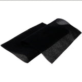 Universal activated carbon filter for kitchen hood - 500X400X3mm, black - Front View