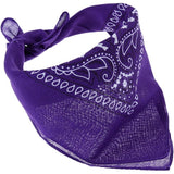12 pcs 12 Colors 54*54cm Package Bandana Scarf Unisex Handkerchief (C) - Side View