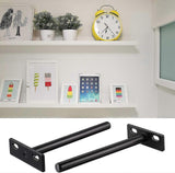 pcs Floating Shelf Bracket, Invisible Metal Shelf Bracket, Heavy Duty Hidden Shelf Bracket, Invisible Shelf Bracket for Wood - 45-Degree Angle