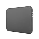 Computer Case / Laptop Case - Select Size Grey Grey 14 inch - Grey Grey 14 inch - Grey Grey_qcx Grey 14 inch - Grey - Front View