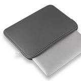 Computer Case / Laptop Case - Select Size Grey Grey 14 inch - Grey Grey 14 inch - Grey Grey_qcx Grey 14 inch - Grey - Side View