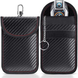 2-Pack Faraday Car Key Case | Signal Blocking Car Key Pocket | Keyless Car Key Case