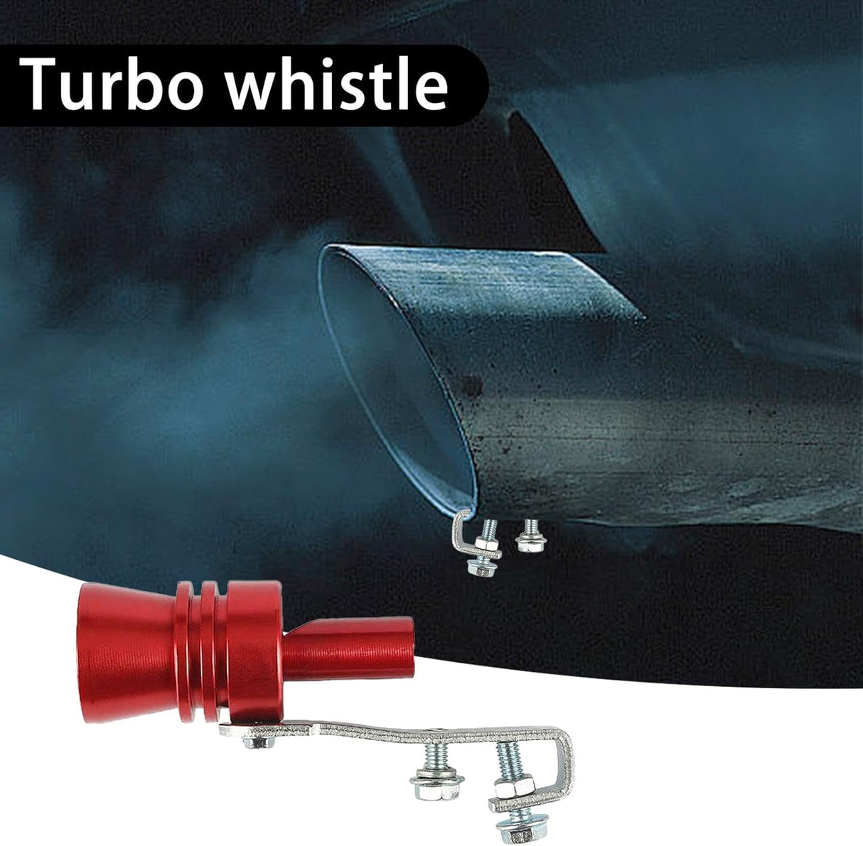Lightweight Turbo Exhaust Whistle, Car Exhaust Pipe Sound Amplifier XL