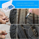 30pcs Rubber Nails for Car Motorcycle Tire Repair with Screwdriver Compatible with Cars Motorcycles 15 Small 15 Large - Side View