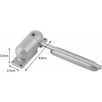 Adjustable Durable Door Closer Surface Mounted Automatic Door Spring for Self-Closing (Gray)