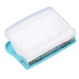 Paper Binding Machine Handheld Portable Spiral Binder A4 A5 A6 A7 Spiral Book Round Hole Punch School Home Light Blue