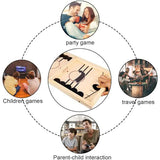 Fast Sling Puck Game, Wooden Hockey Game, Super Soccer Table