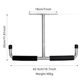 Garage Ceiling Storage Hook Steel, Heavy Duty Storage Rack for Hanging Wood, Bikes, Tools, Timber, Snowboard, Fishing Rods, Sturdy Storage System White - Close-Up Angle