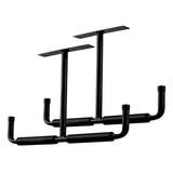 Garage Ceiling Storage Hook Steel, Heavy Duty Storage Rack for Hanging Wood, Bikes, Tools, Timber, Snowboard, Fishing Rods, Sturdy Storage System White