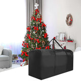 Large Christmas Tree Storage Bag, Heavy Duty Waterproof Oxford Cloth, Christmas Decoration Storage with Handle_qcx 122*39*55CM - Side View