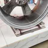 Wheels Rims Stand Steel for Tire Shine Applications Tire Rim Cleaning_qcx - Top-Down View