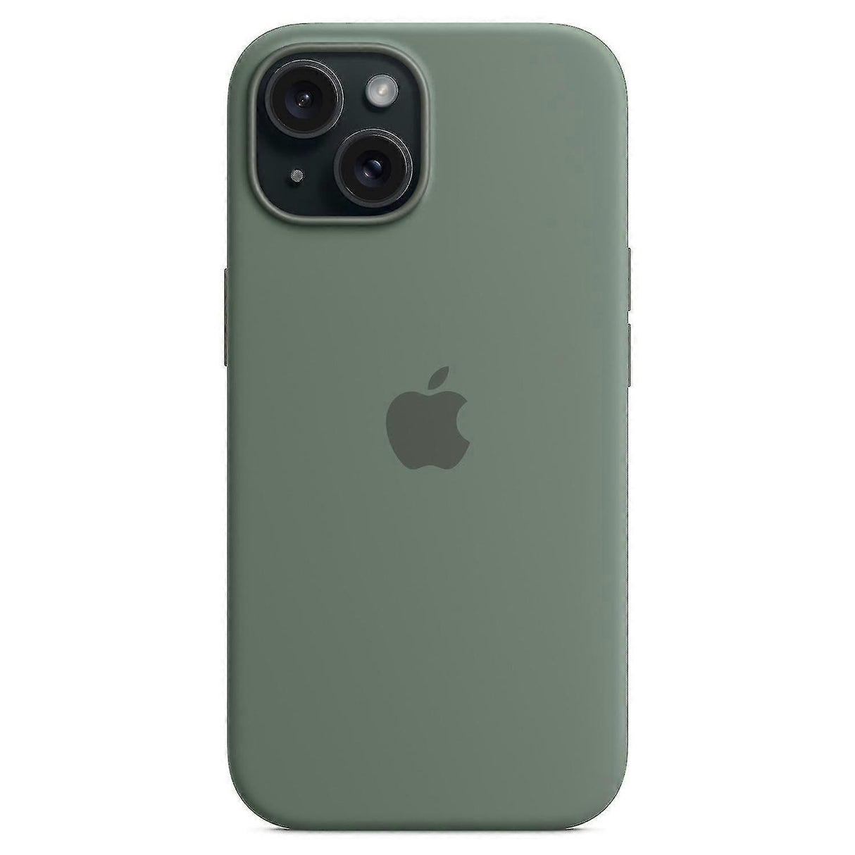 iPhone 15 Case Compatible with MagSafe Scratch-resistant Silicone Case - Red Gr_OF Green iPhone 15