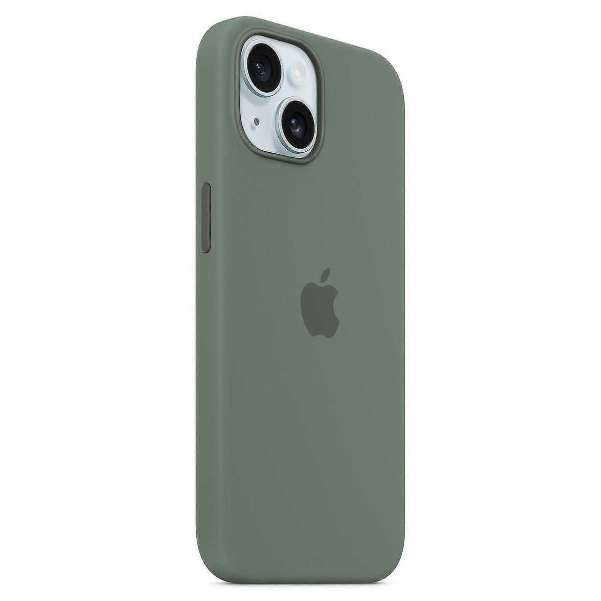 iPhone 15 Case Compatible with MagSafe Scratch-resistant Silicone Case - Red Gr_OF Green iPhone 15