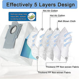 12-pack vacuum cleaner bags for Roborock Q7 Max /q7 Max+ / Q7 Max Plus