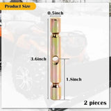 pcs Pro Scissor Pins Compatible with Polaris ATV Snow Plows Glacier, Replacement - Front View
