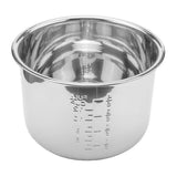 6L Pressure Cooker Inner Pot Rice Pressure Cooker Liner Stainless Steel Inner Pot Pressure Cooker L - Front View