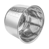 6L Pressure Cooker Inner Pot Rice Pressure Cooker Liner Stainless Steel Inner Pot Pressure Cooker L - Side View