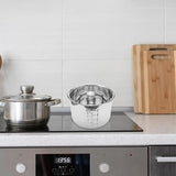 6L Pressure Cooker Inner Pot Rice Pressure Cooker Liner Stainless Steel Inner Pot Pressure Cooker L - 45-Degree Angle