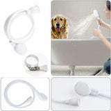 Single Shower Head for Bathroom Sink or Toilet Basin, Shower Hose, Quick Connect Single Shower Mixer, Shampoo for Children and Pets - Side View