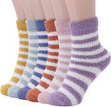 Pairs Warm Soft Socks Women, Sleep Socks for Women, Soft Microfiber Thick Soft Socks Women Size 36-40 for Winter_jarx