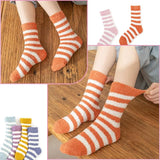 Pairs Warm Soft Socks Women, Sleep Socks for Women, Soft Microfiber Thick Soft Socks Women Size 36-40 for Winter_jarx - 45-Degree Angle