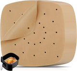 Perforated Baking Paper for Air Fryer, 100-pack, White, 20 cm