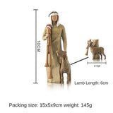 Willow Tree Nativity Scene Figurines Set Statue Hand Painted Decor Christmas Gift_yux - Side View