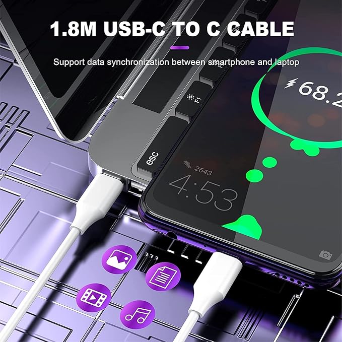 100W 96W USB C Charger for MacBook Pro 13/14/15 inch 202