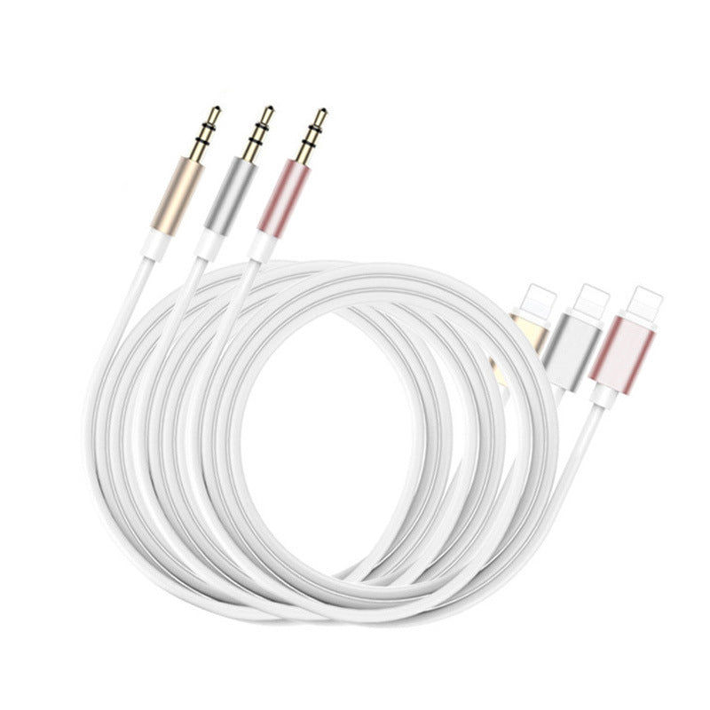 For iPhone Aux Cable Car Aux Cable Apple to 3.5mm Aux Cable - 1m Pink 1m