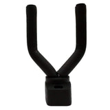 5-pack black guitar hanger wall mount with screws fits guitars - Side View
