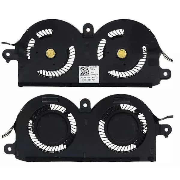 pc CPU Cooling Fan for Dell XPS 13 9370 9380 Series Laptop Replacement Parts