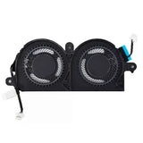 pc CPU Cooling Fan for Dell XPS 13 9370 9380 Series Laptop Replacement Parts - Top-Down View