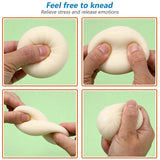 3pcs Dumpling Stress Balls Squeeze Sensory Toys with Steamer Handballs Toys Party Favors