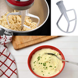 K45B Flat Beater with Coating Compatible with KitchenAid 4.5L Mixer - 45-Degree Angle