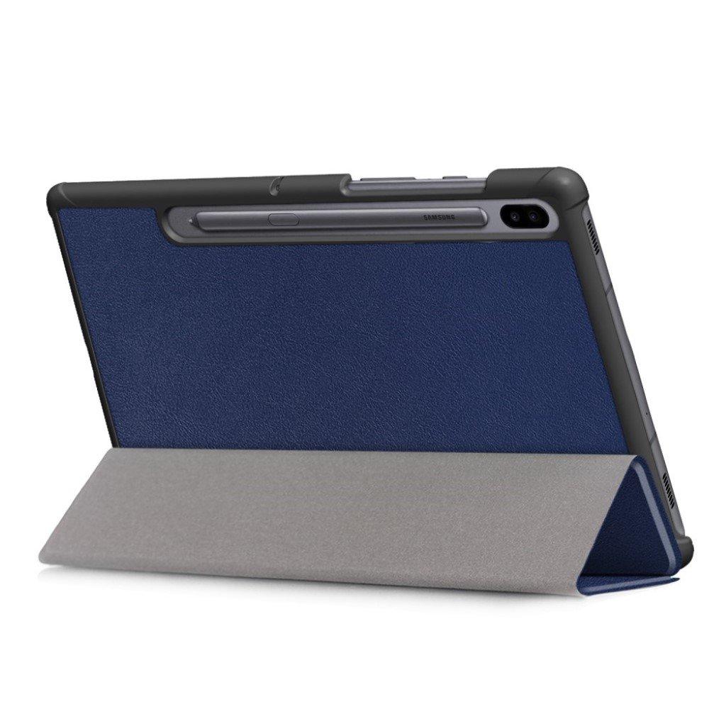 Galaxy Tab S6 Leather Case with Three Flaps