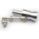 Universal Car Turbo Whistle Simulator, Aluminum Exhaust Whistle, Compatible with 56-85mm Pipe Diameter