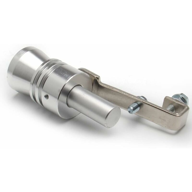 Universal Car Turbo Whistle Simulator, Aluminum Exhaust Whistle, Compatible with 56-85mm Pipe Diameter