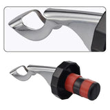 10pcs Wine Cork Expanding Manual Beverage Bottle Stopper Reusable Leakproof Wine Bottle Airtight - Side View