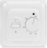 Manual Electric Underfloor Heating Thermostat with AC 220v 16a Probe, Mechanical Underfloor Heating Thermostat Control [Energy Class A+++] (x)