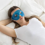 【PP】2x Eye Mask Cooling - Eye Gel Mask Set - Cooling Mask Cooling Blue - Side View