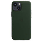 Sequoia Green leather MagSafe case for iPhone 13 Mini