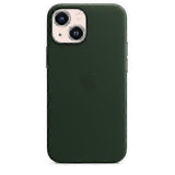 Leather Case for iPhone 13 Mini with Magsafe Sequoia Green_max Sequoia Green - Front View