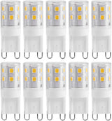 10pcs G9 2W 16LED Mini LED Bulbs, Ceramic Base, Eye Protection, Dimmable Design, Energy Saving Equivalent to 30 Watt Halogen