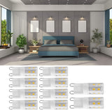 10pcs G9 2W 16LED Mini LED Bulbs, Ceramic Base, Eye Protection, Dimmable Design, Energy Saving Equivalent to 30 Watt Halogen