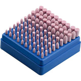 100pcs Abrasive Polishing Mounted Stone Rotary Tool Grinding Wheel for Dremel Rotary Tool 3mm Shank..DEBUNS