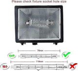 Set of 5 R7s Halogen Bulb 78mm 80w 230v, R7s Halogen Rod 78mm, R7s Halogen Bulb Dimmable Halogen Rod Bulb For Construction Site Floodlights
