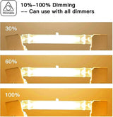 Set of 5 R7s Halogen Bulb 78mm 80w 230v, R7s Halogen Rod 78mm, R7s Halogen Bulb Dimmable Halogen Rod Bulb For Construction Site Floodlights