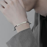 CTDWNT Don't let the tough days win bracelet for women and men, Inspira blue onesize - Side View